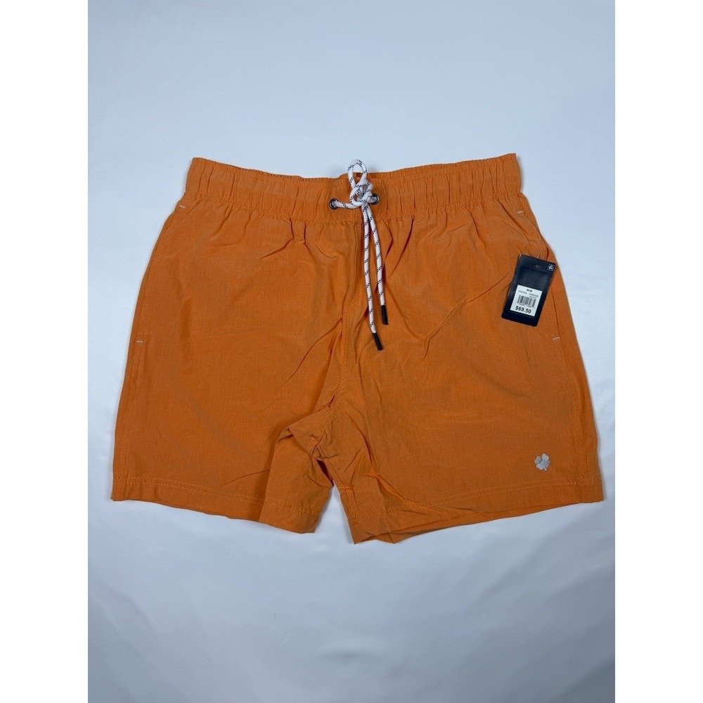 Lucky Brand Mens Orange Swim Trunks Drawstring Mesh Lining Size M 7M20956 NEW